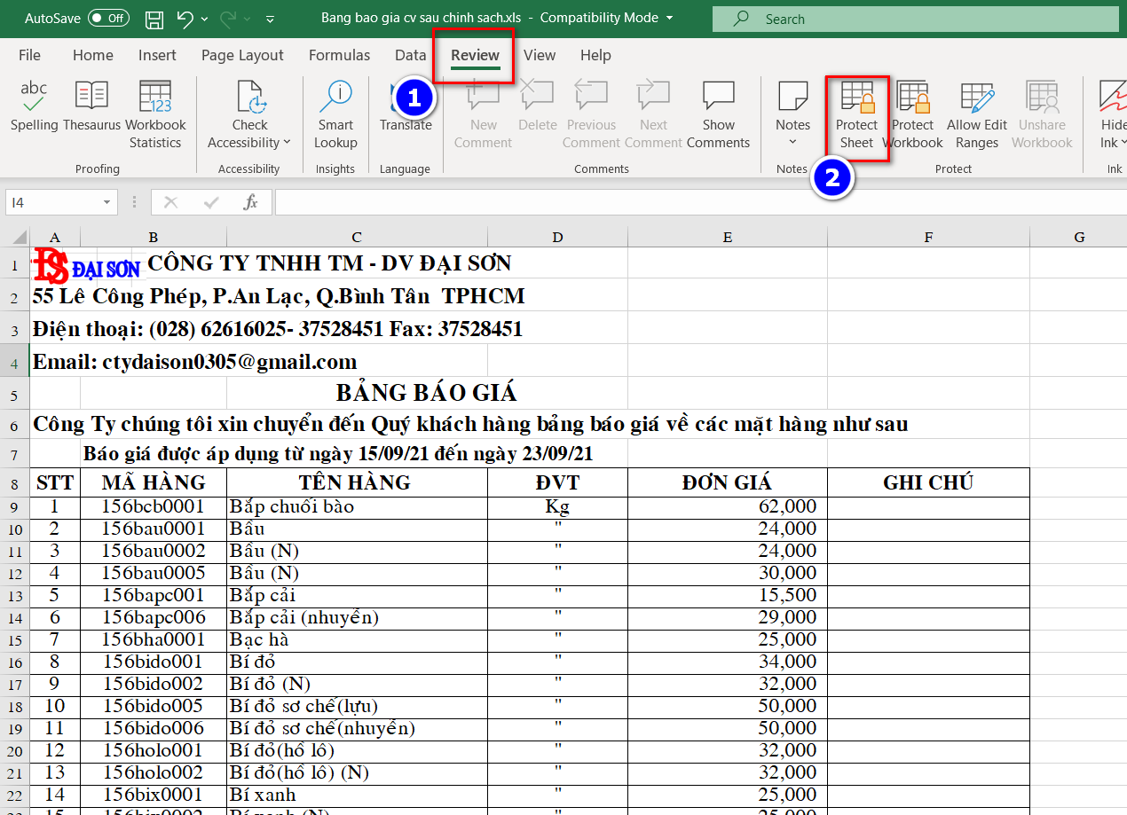 C Ch Kh A D Li U Trong Excel Kh Ng Cho Ch Nh S A