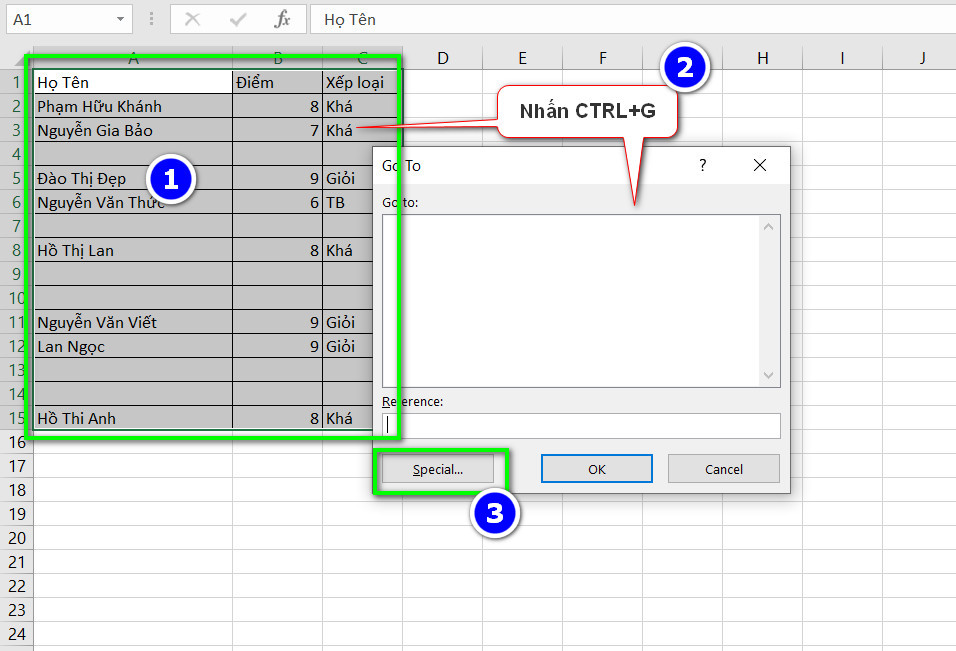 Cách Xóa Hàng Loạt Các Dòng Trống Trong Excel 4/2024